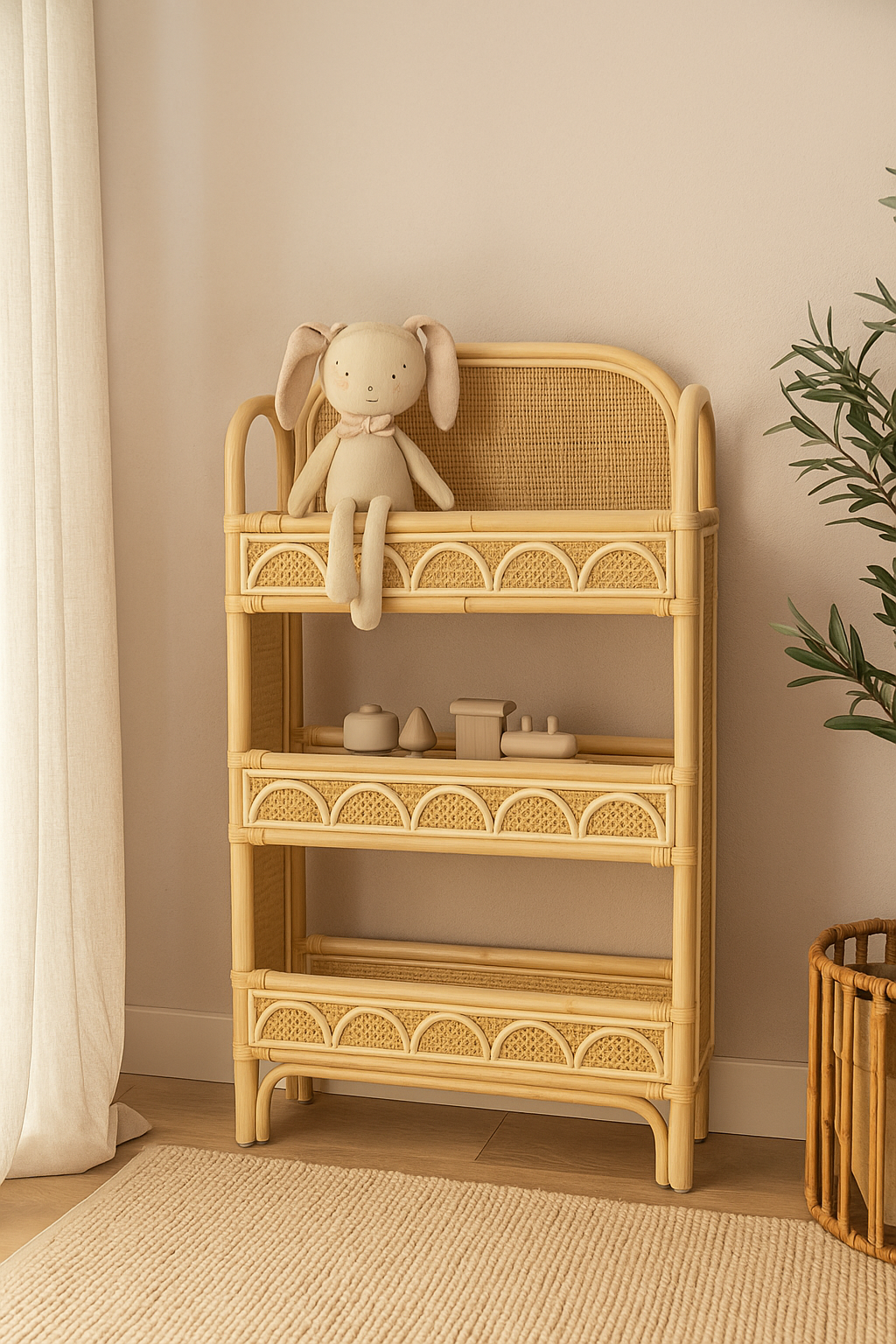 Rattan Toddler Bed Sam