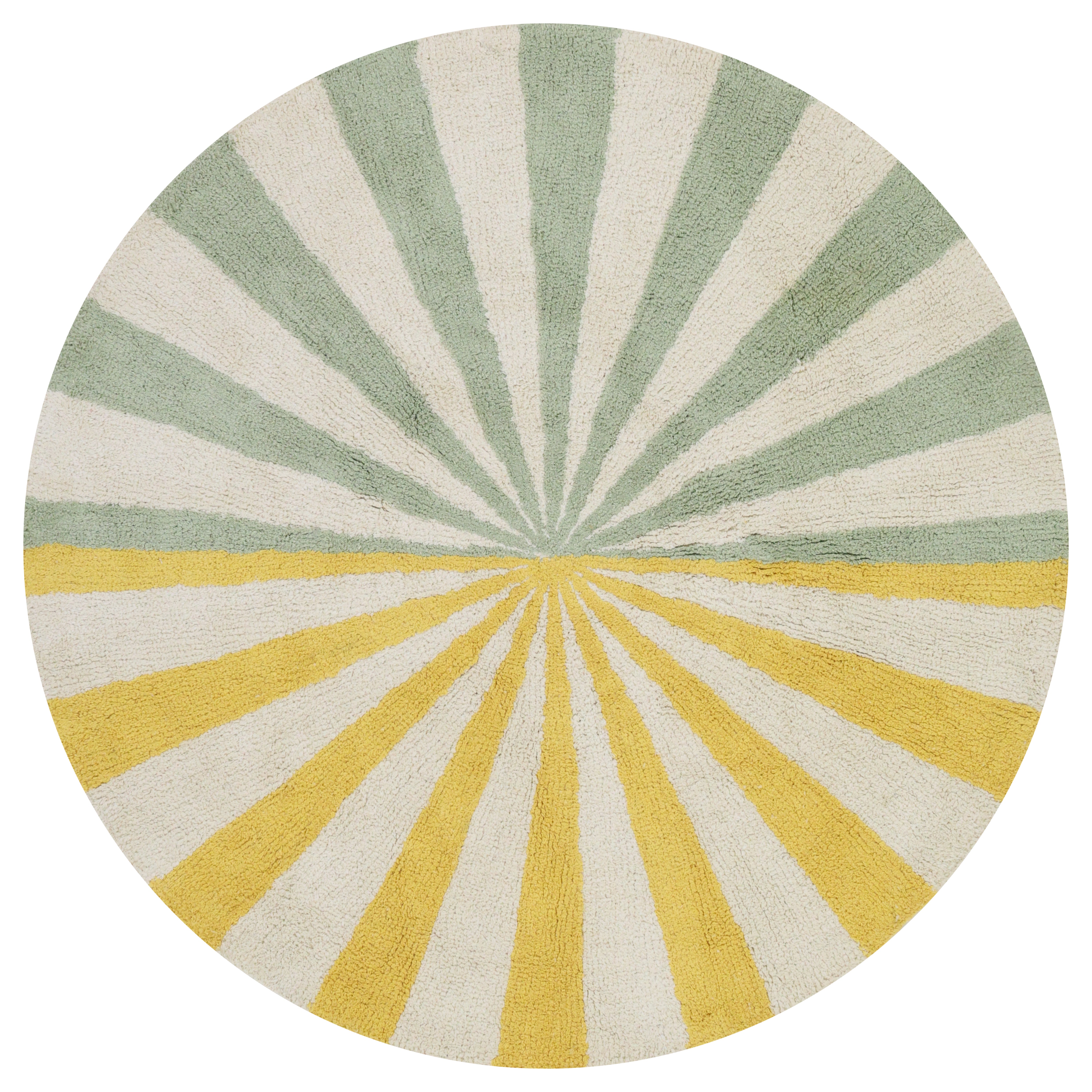 Vloerkleed Kiran - Ø130cm - Amber/Jade