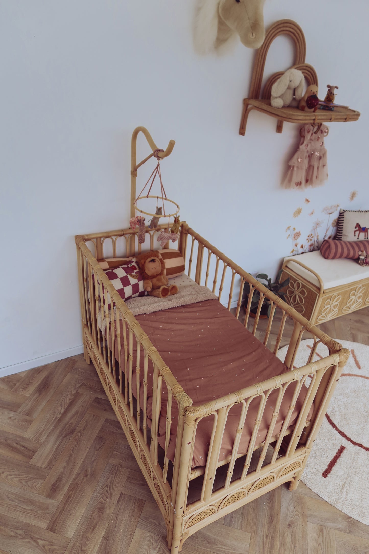 Rattan Toddler Bed Sam