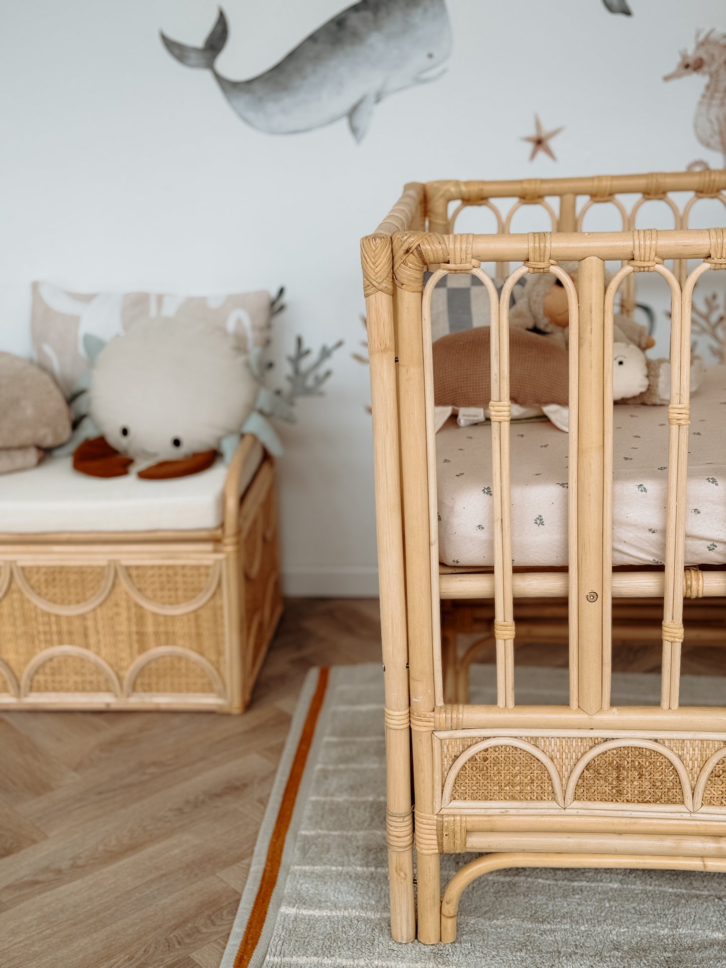 Rattan Toddler Bed Sam