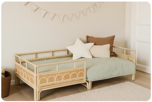 Luna Eenpersoons Kinderbed