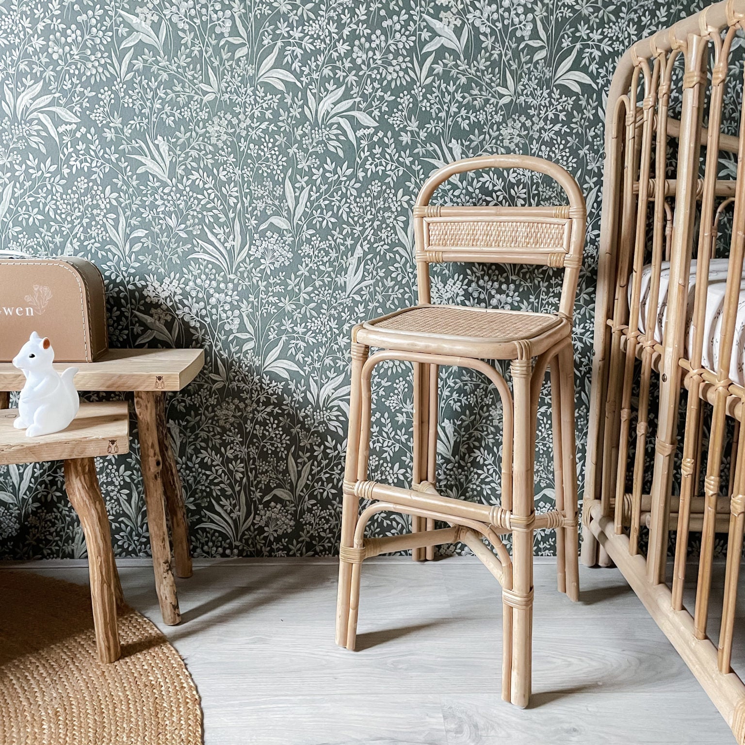 Hoge Rotan Kinderstoel Luc